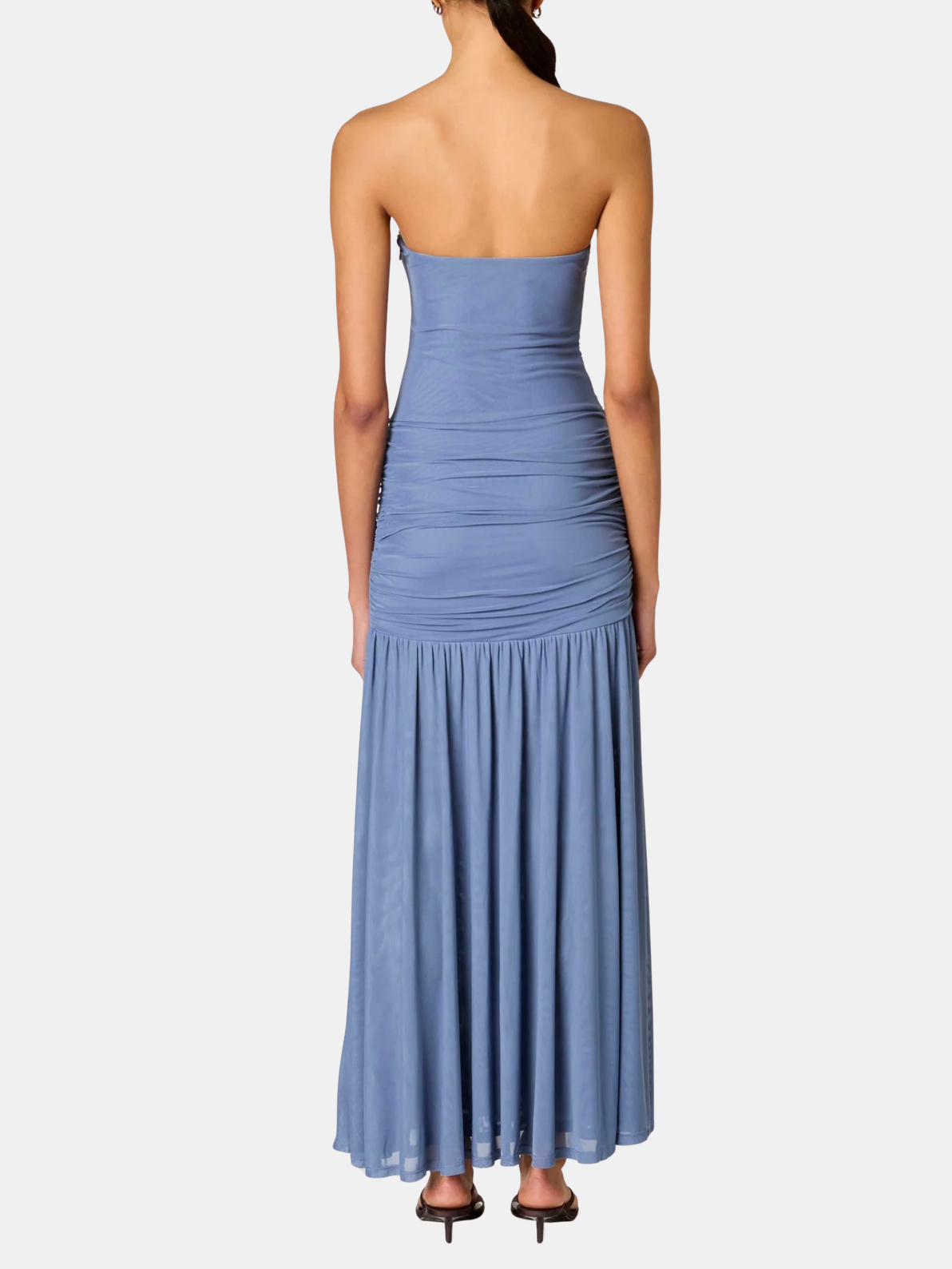 morley blue dress Morley Trudy long Bellprint Blue Dress