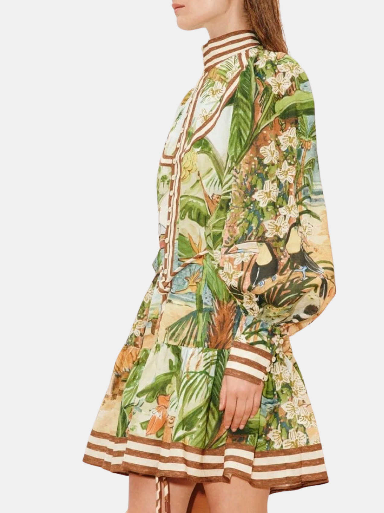 Alemais Toucan Tango Mini Dress 4 AU/UK (0 US) Alemais Toucan Tango Mini Dress 4 AU/UK (0 US)
