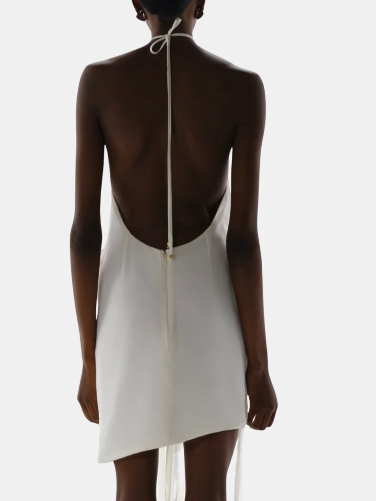 Olivia Mini Dress White in Chiffon - Spring Summer 26 M / Salina | by BAOBAB Olivia Mini Dress White in Chiffon - Spring Summer 26 M / Salina | by BAOBAB