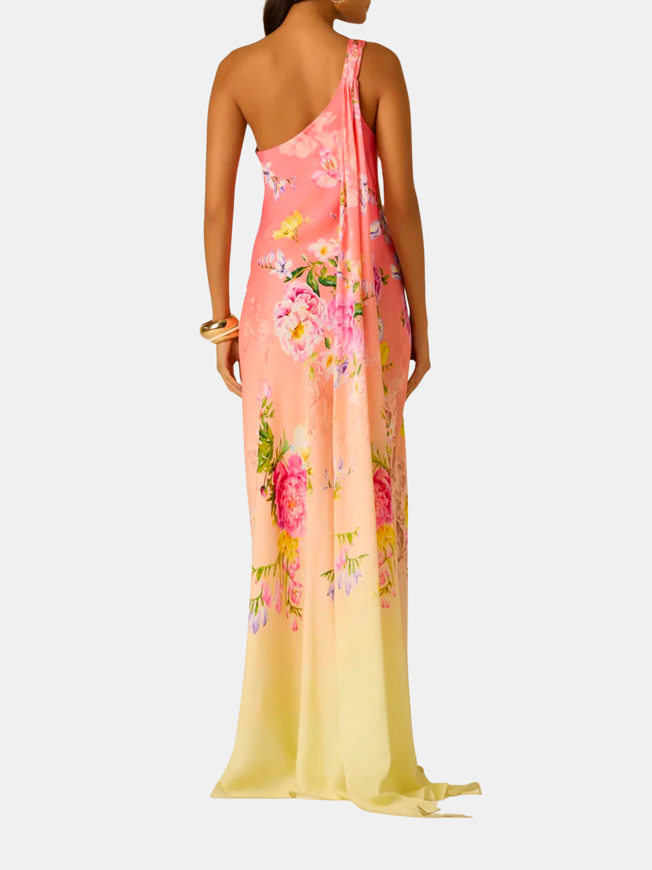 hemant and nandita one shoulder dress Abira One Shoulder Maxi Dress