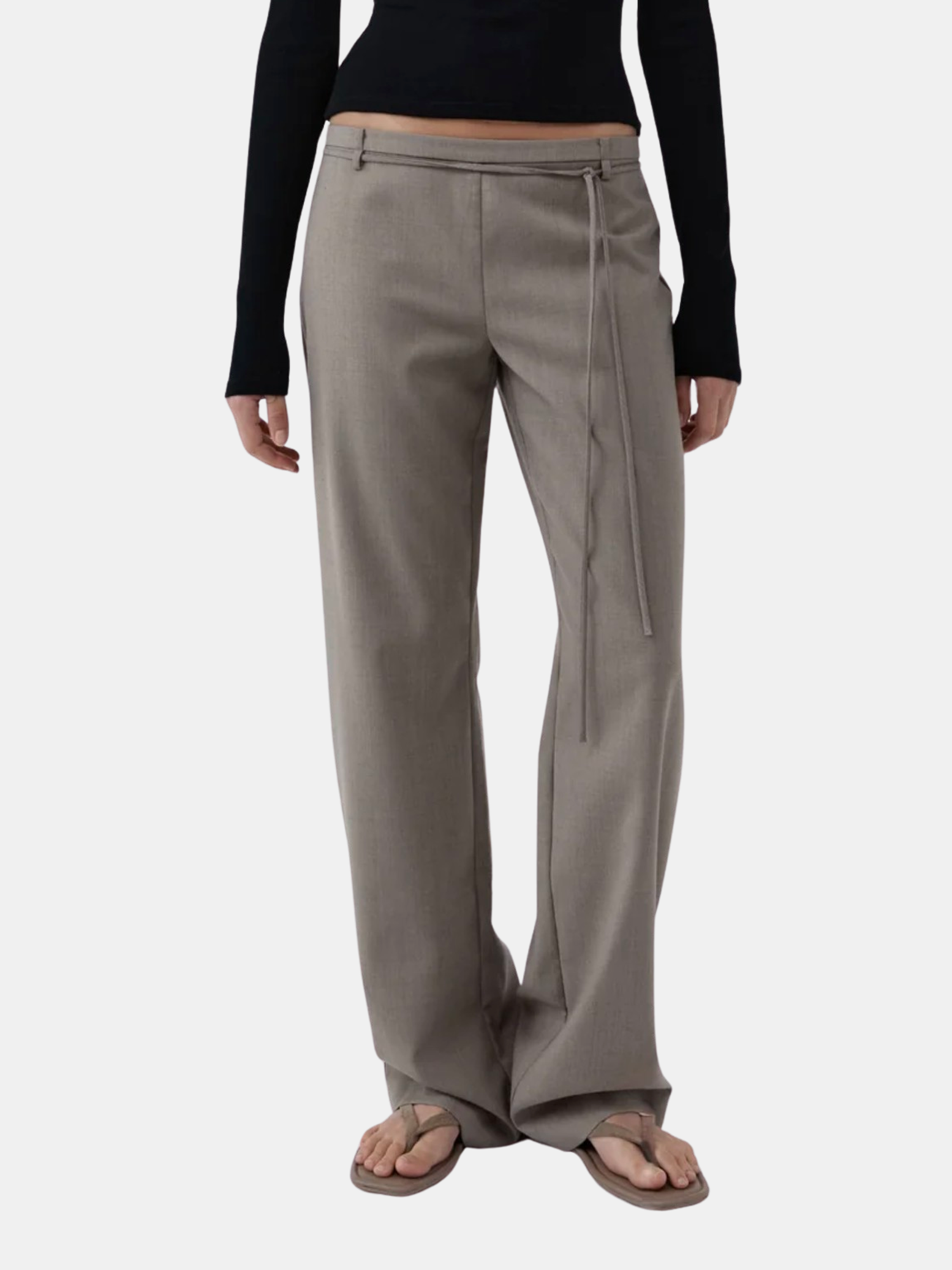 St. Agni | 90s Wool Rouleau Minimal Pants | SHOPMORLEY – Morley