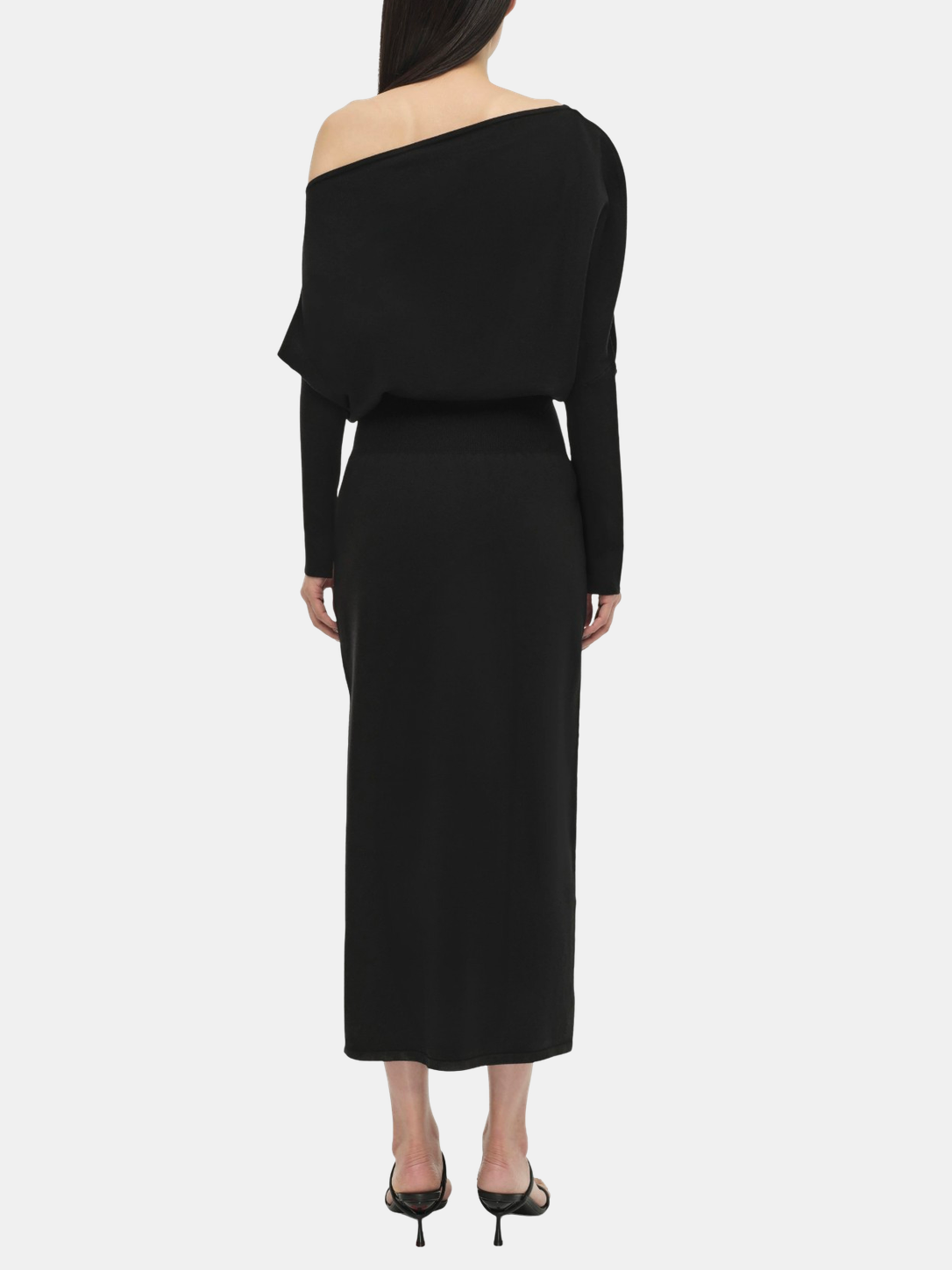 Simkhai Janese Off-Shoulder Wool Midi Dress