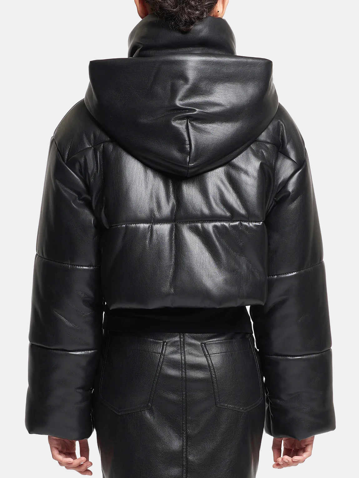 Nanushka Black Aveline Vegan Leather Jacket