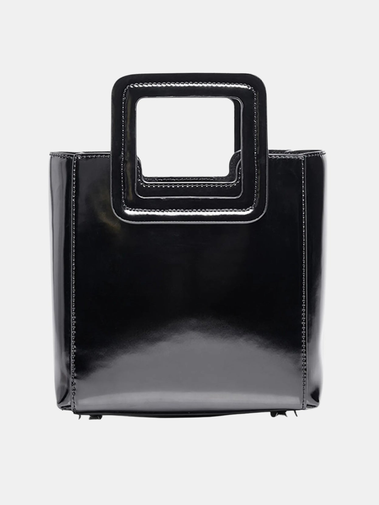 Mini Shirley Leather Top Handle Bag