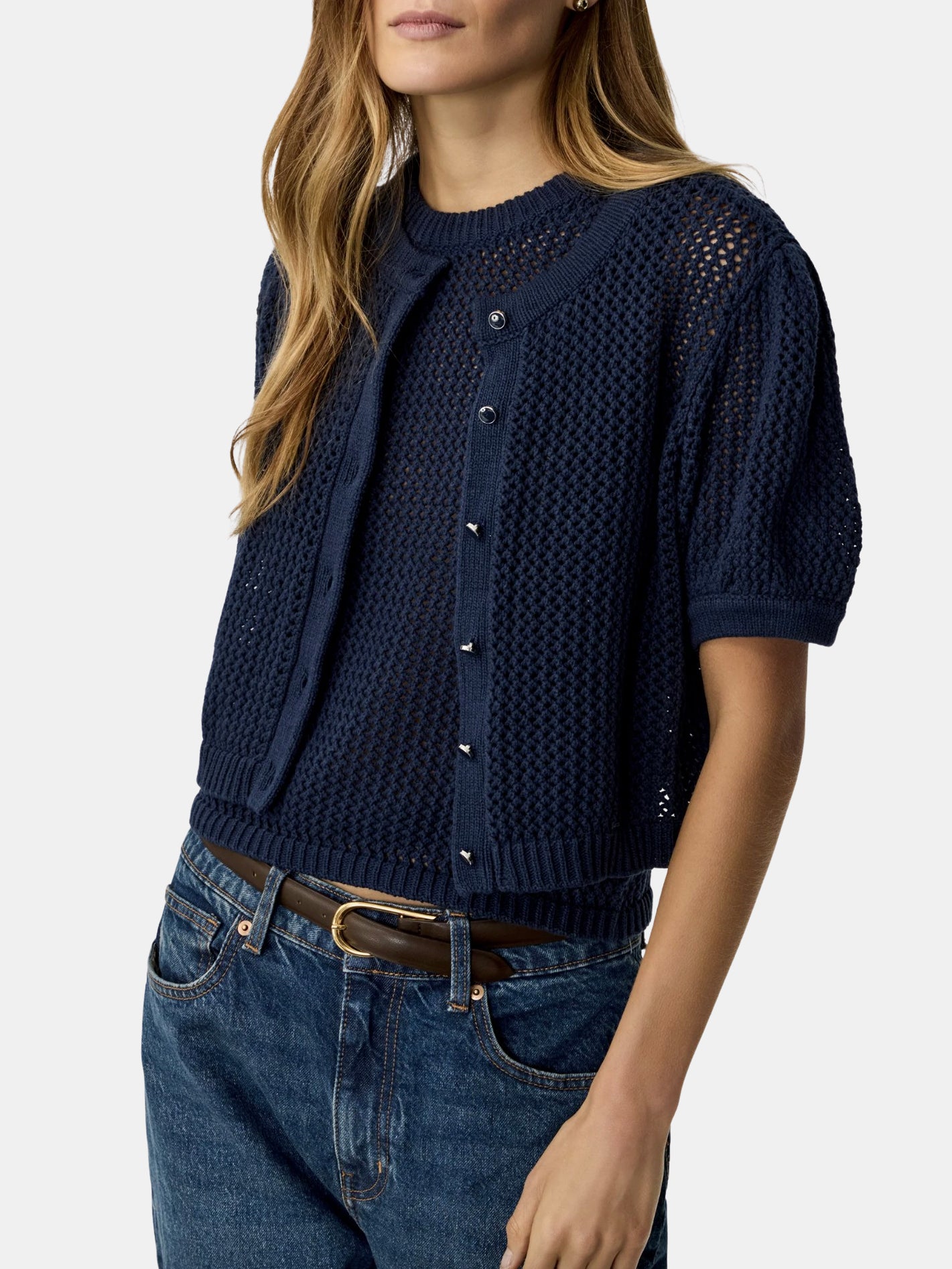 Toccin | Samantha Crochet Cropped Cardigan | SHOPMORLEY – Morley