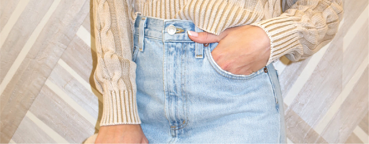 3 WAYS TO STYLE A DENIM SKIRT