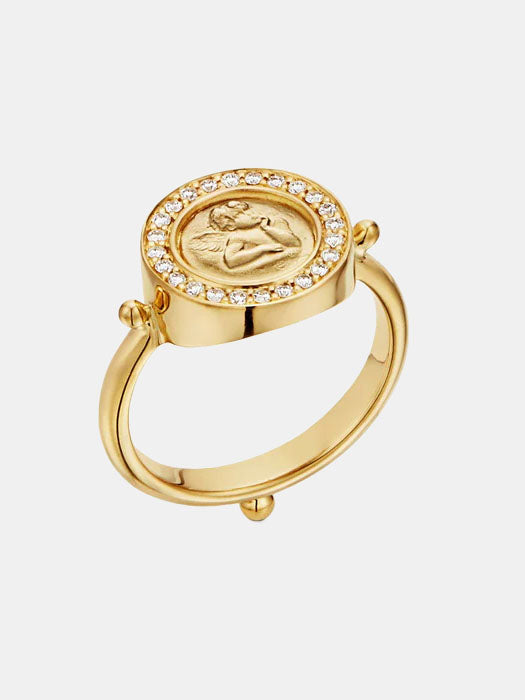 18k Angel Ring