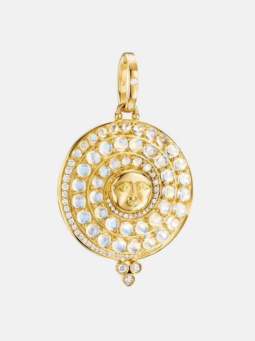 18k Lunar Glow Pendant