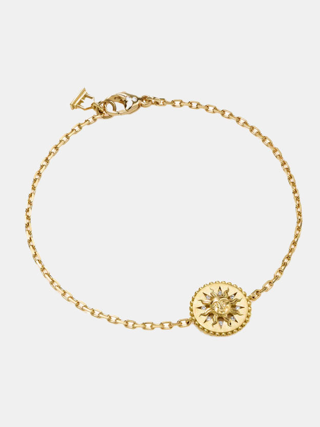 18k Orbit Sun Bracelet