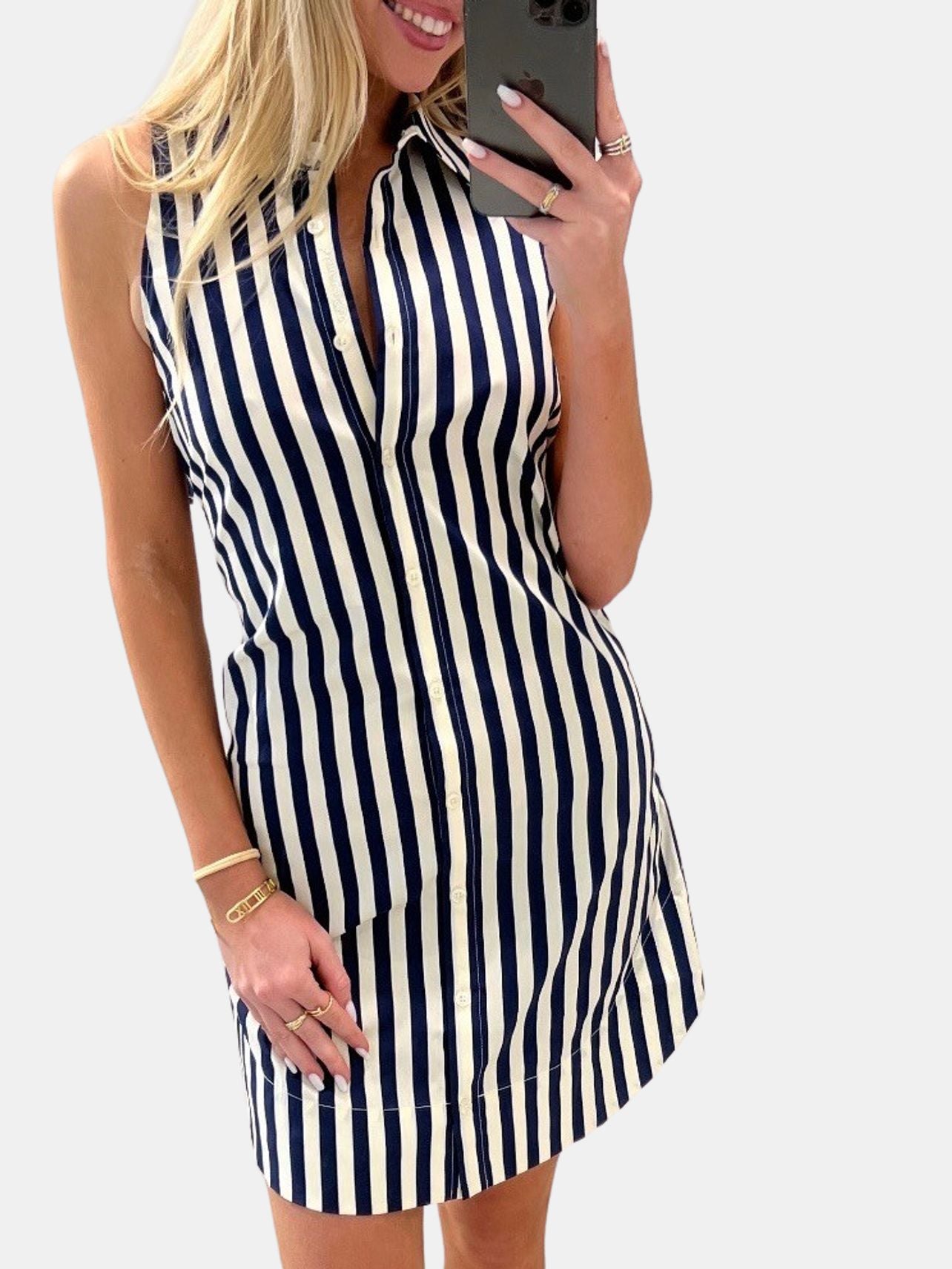 Loch Sleeveless Mini Dress