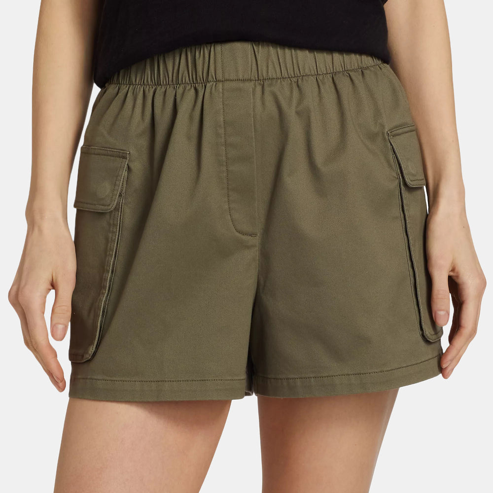 Cotton Twill Cargo Shorts - Morley 