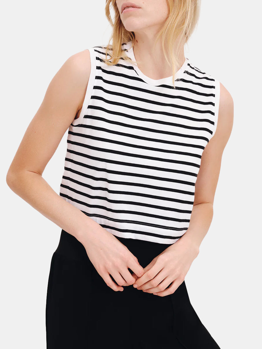 Classic Jersey Stripe Sleeveless