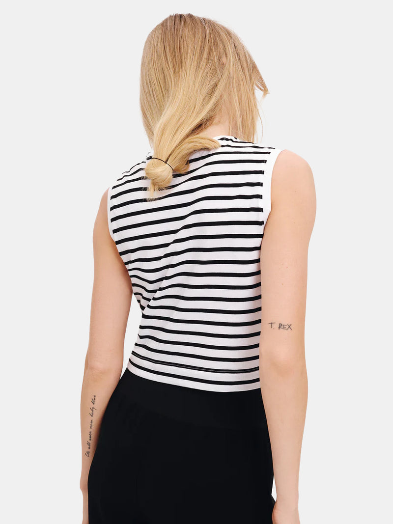 Classic Jersey Stripe Sleeveless - Morley 