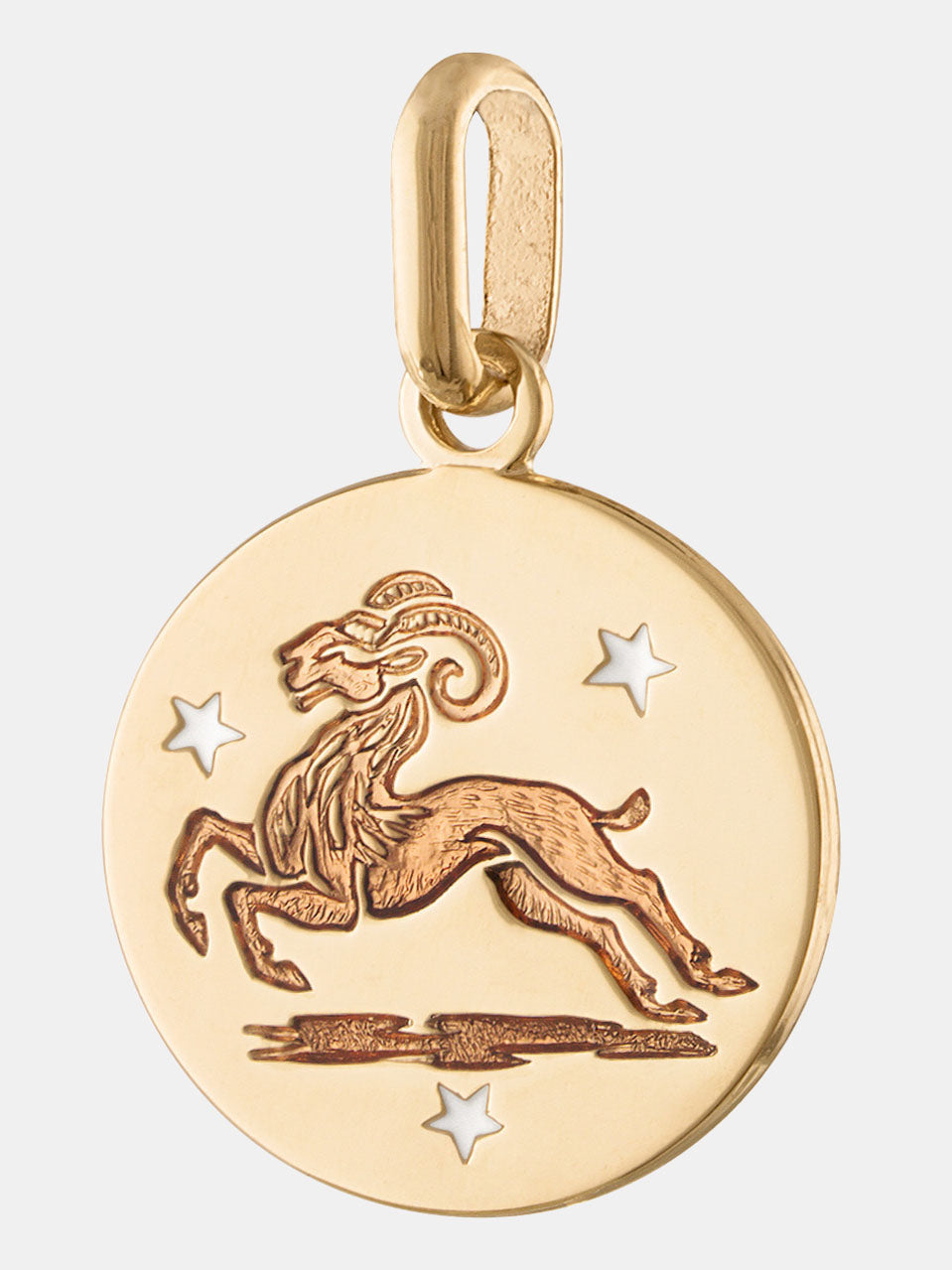 14k Zodiac Pendant