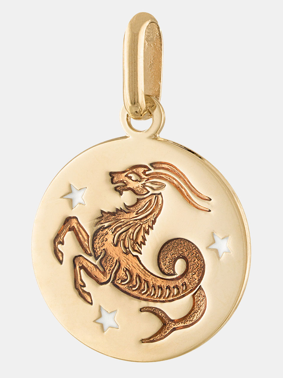 14k Zodiac Pendant