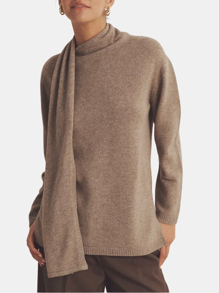 
                      
                        Cashmere Asymmetrical Turtleneck
                      
                    