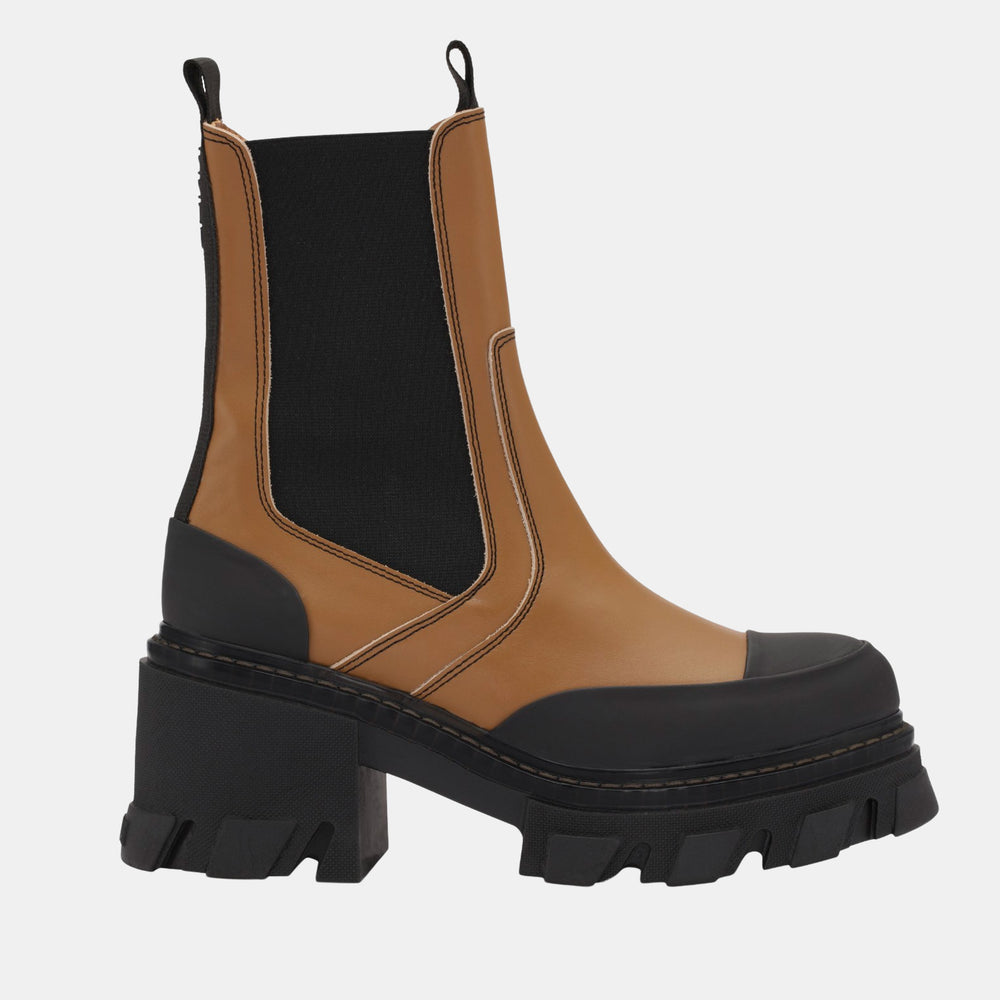 
                      
                        Cleated Heeled Mid Chelsea Boot - Morley 
                      
                    