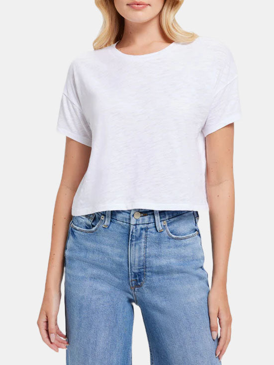 Drop Shoulder Crop Tee