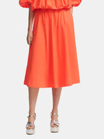 Fuchsia Midi Length Skirt