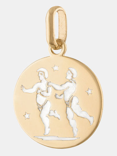 14k Zodiac Pendant