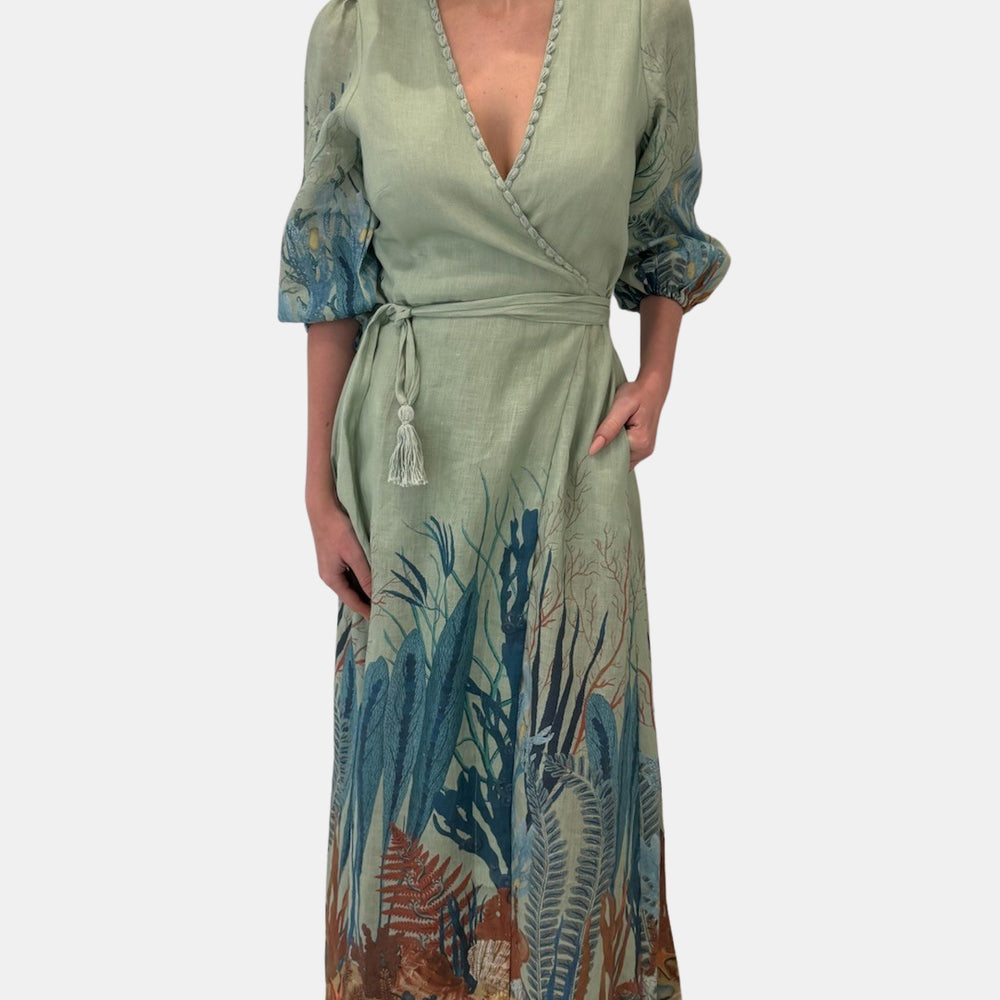 Ibiray Wrap Long Dress