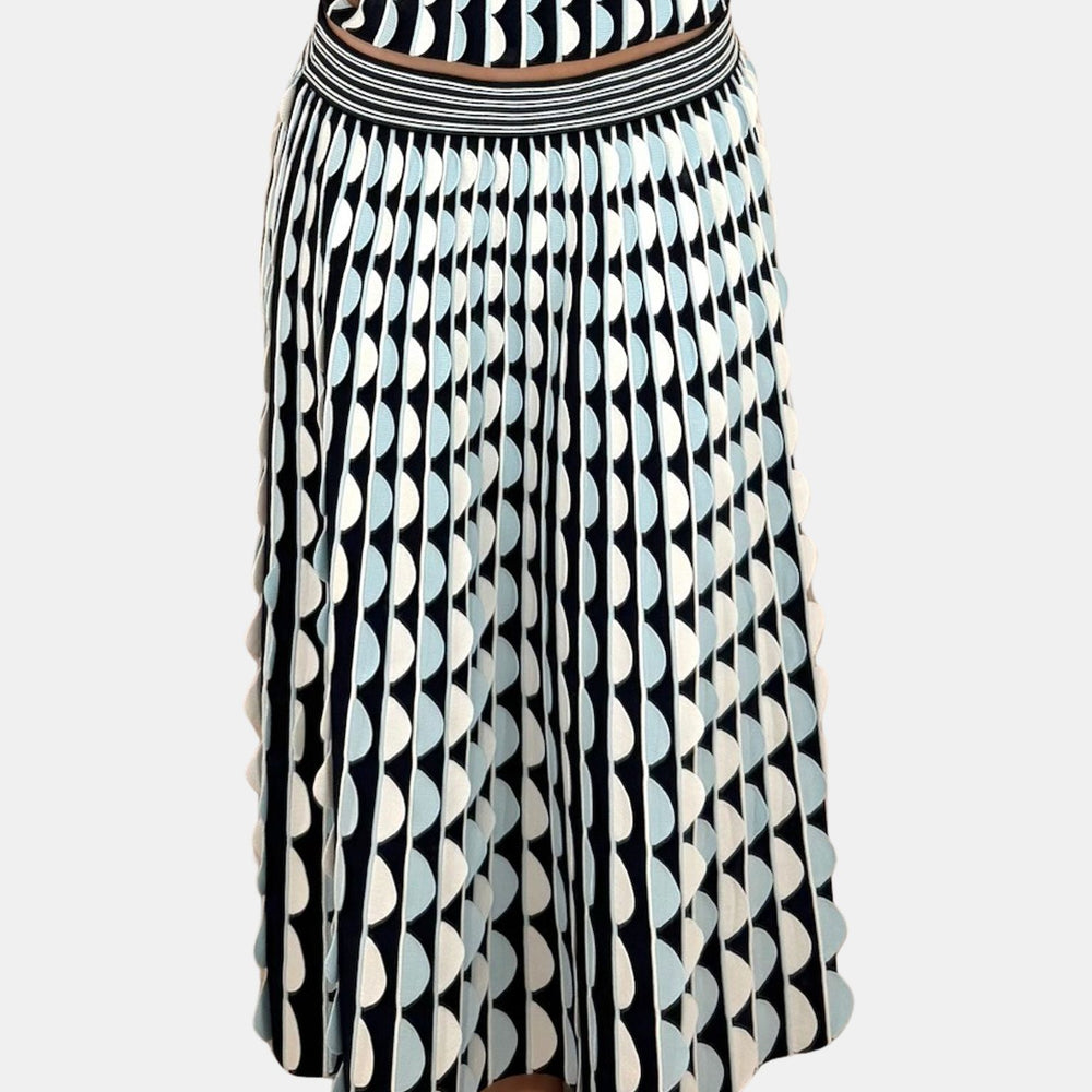 Micah Scalloped Midi Skirt