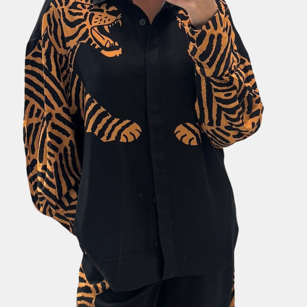 Black Tiger Long Sleeve Shirt