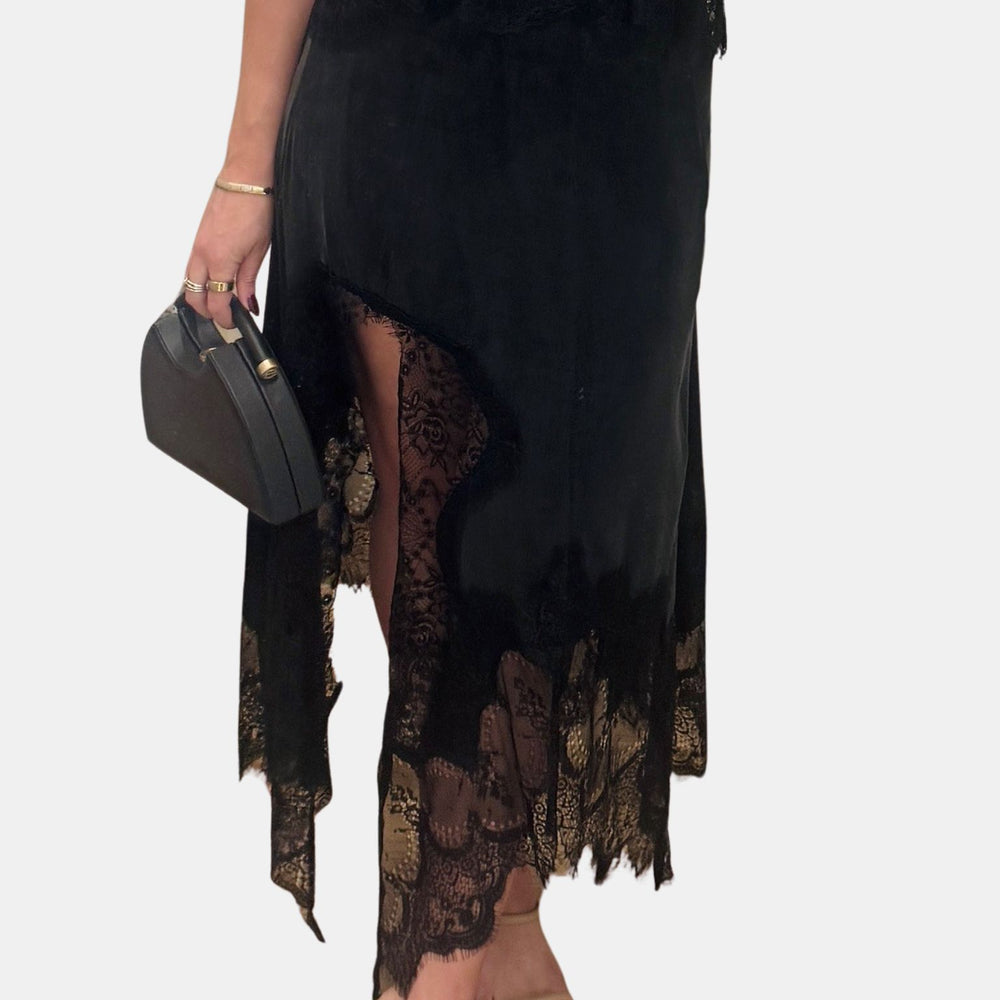 Visions Lace Hankerchief Skirt