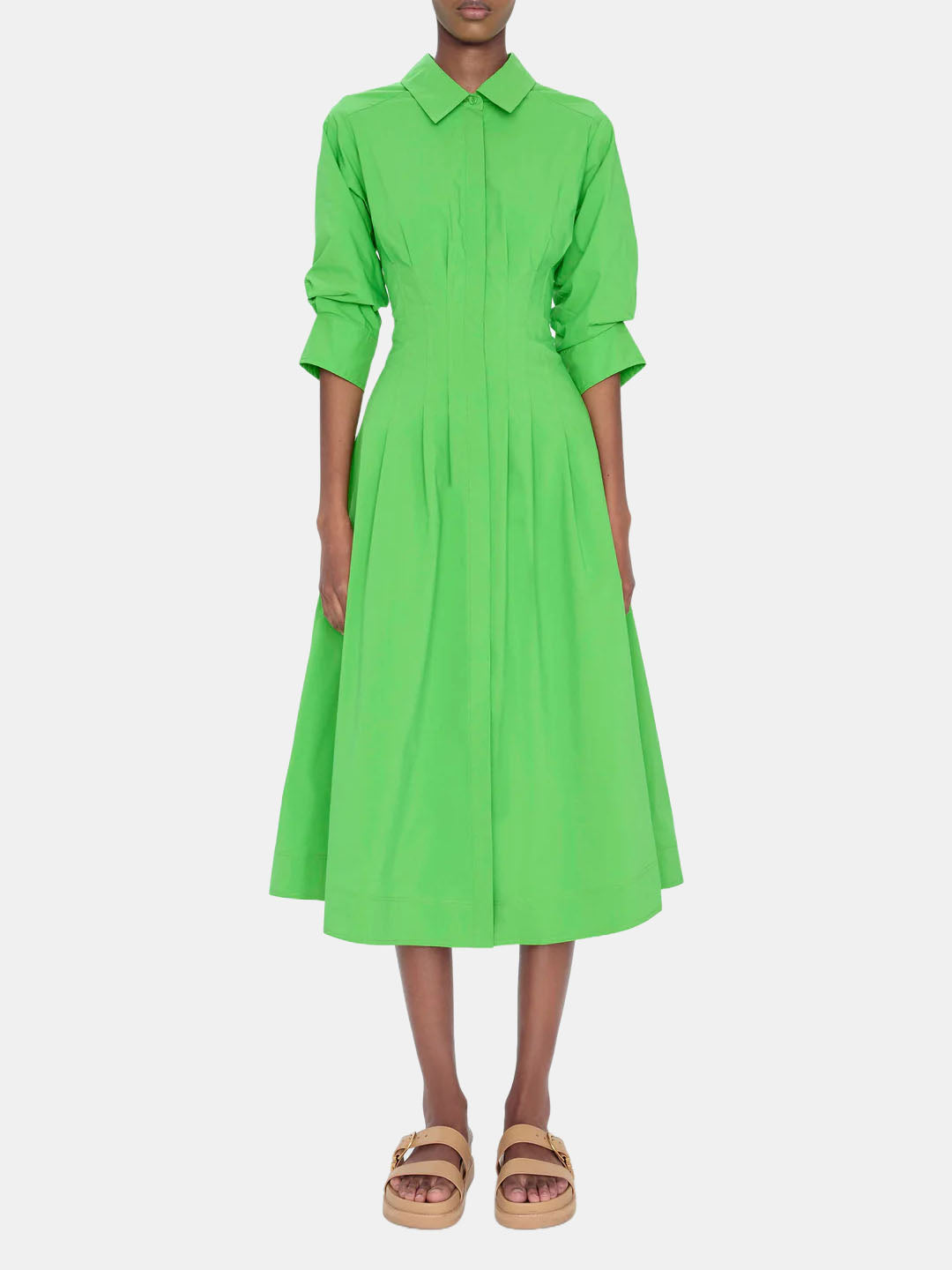 Jazz Pintuck Midi Dress