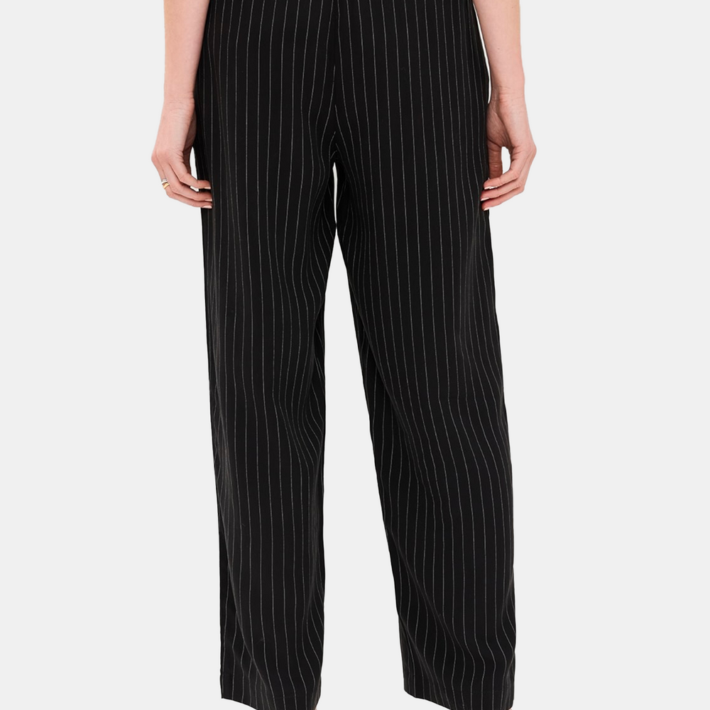 Santo Pinstripe Elastic Waist