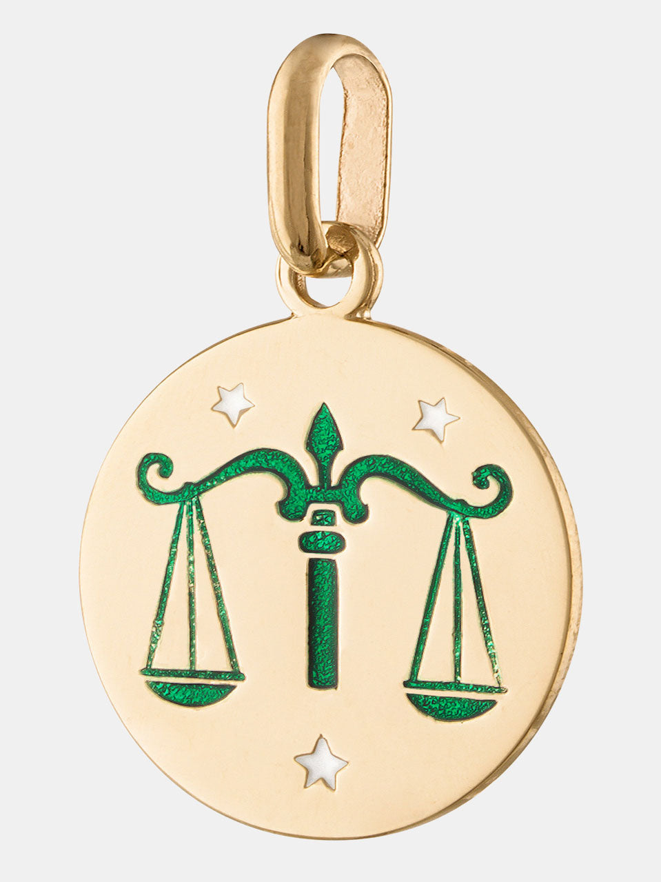 14k Zodiac Pendant