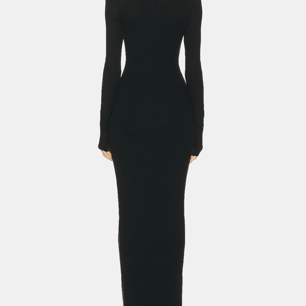 Long Sleeve Crewneck Dress Maxi - Morley 