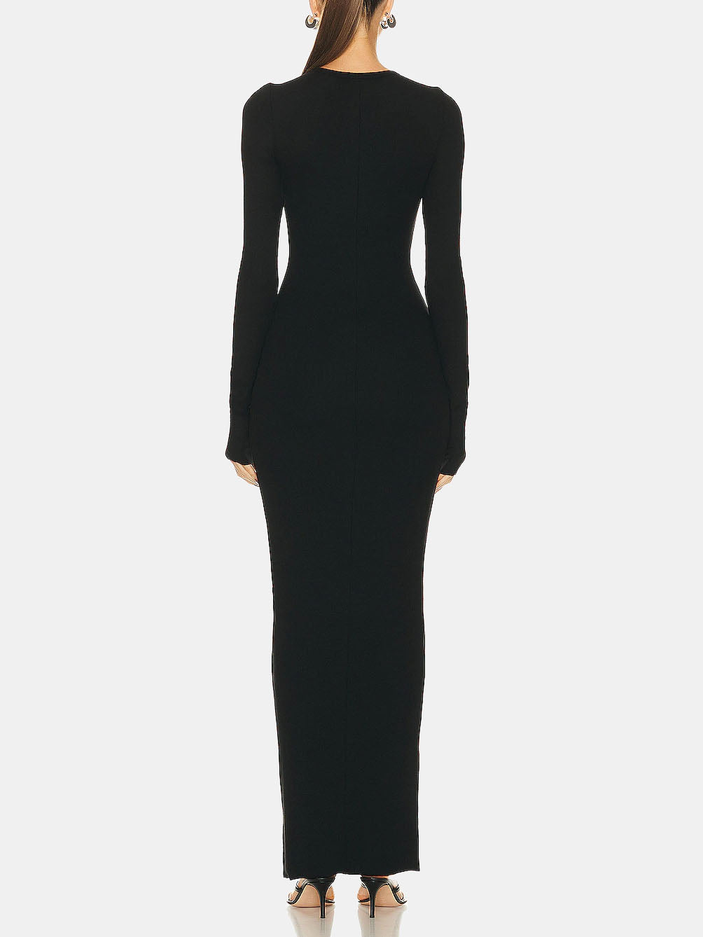 Long Sleeve Crewneck Dress Maxi - Morley 