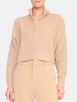 Cashmere Cropped Hampton Sweater