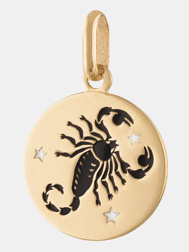 14k Zodiac Pendant