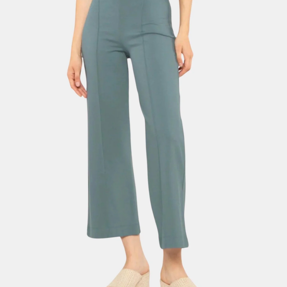 Ponte Knit Straight Leg Pant