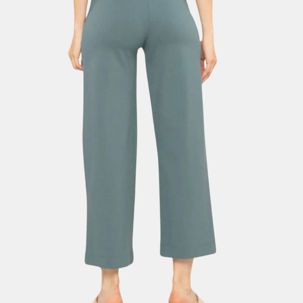 Ponte Knit Straight Leg Pant