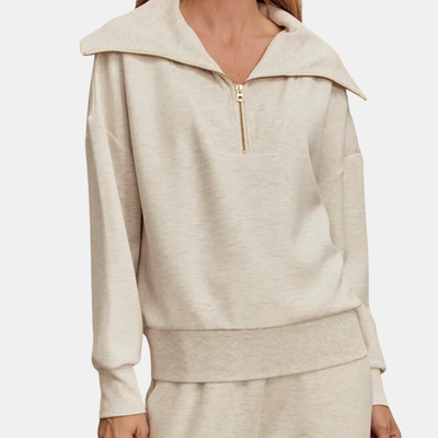 Catherine Half Zip Sweat