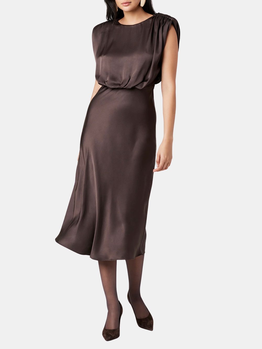 Flora Silky Satin Dress