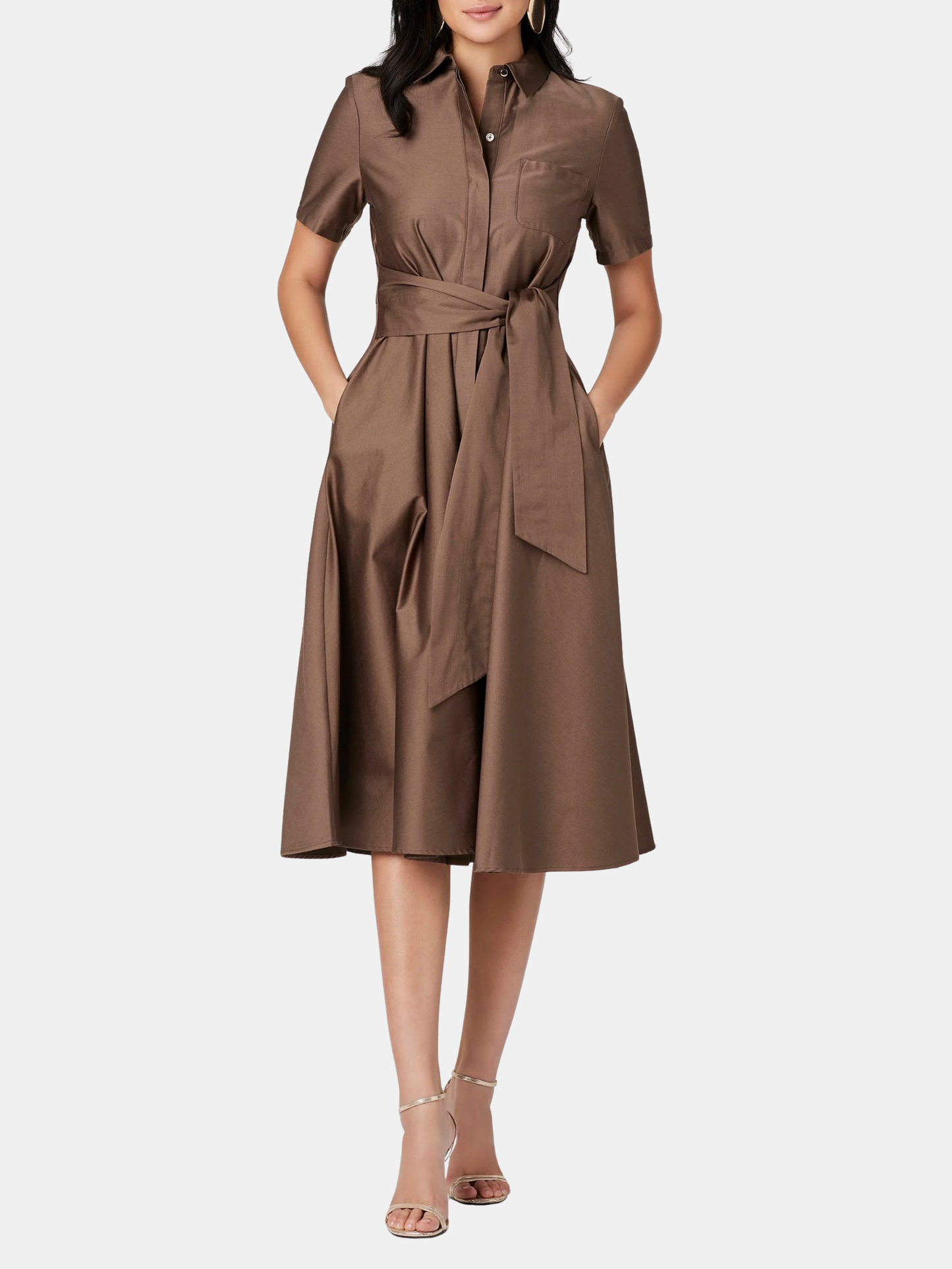 Megan Midi Shirt Dress