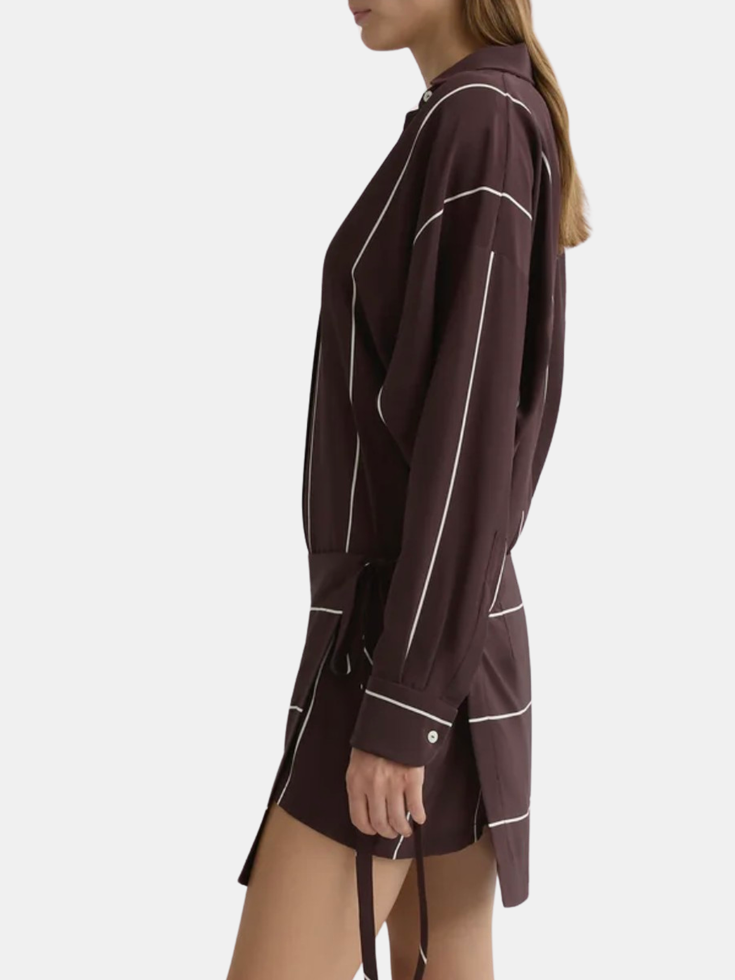 Orta Silk Wrap Mini Dress