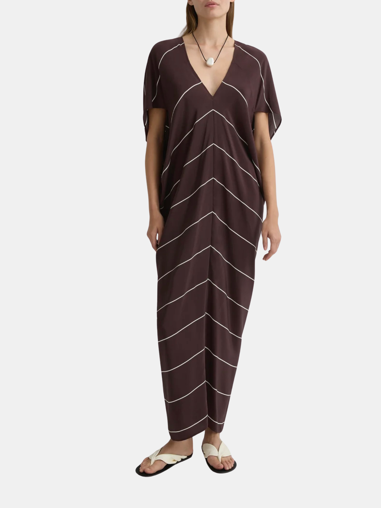 Orta Silk Caftan Dress