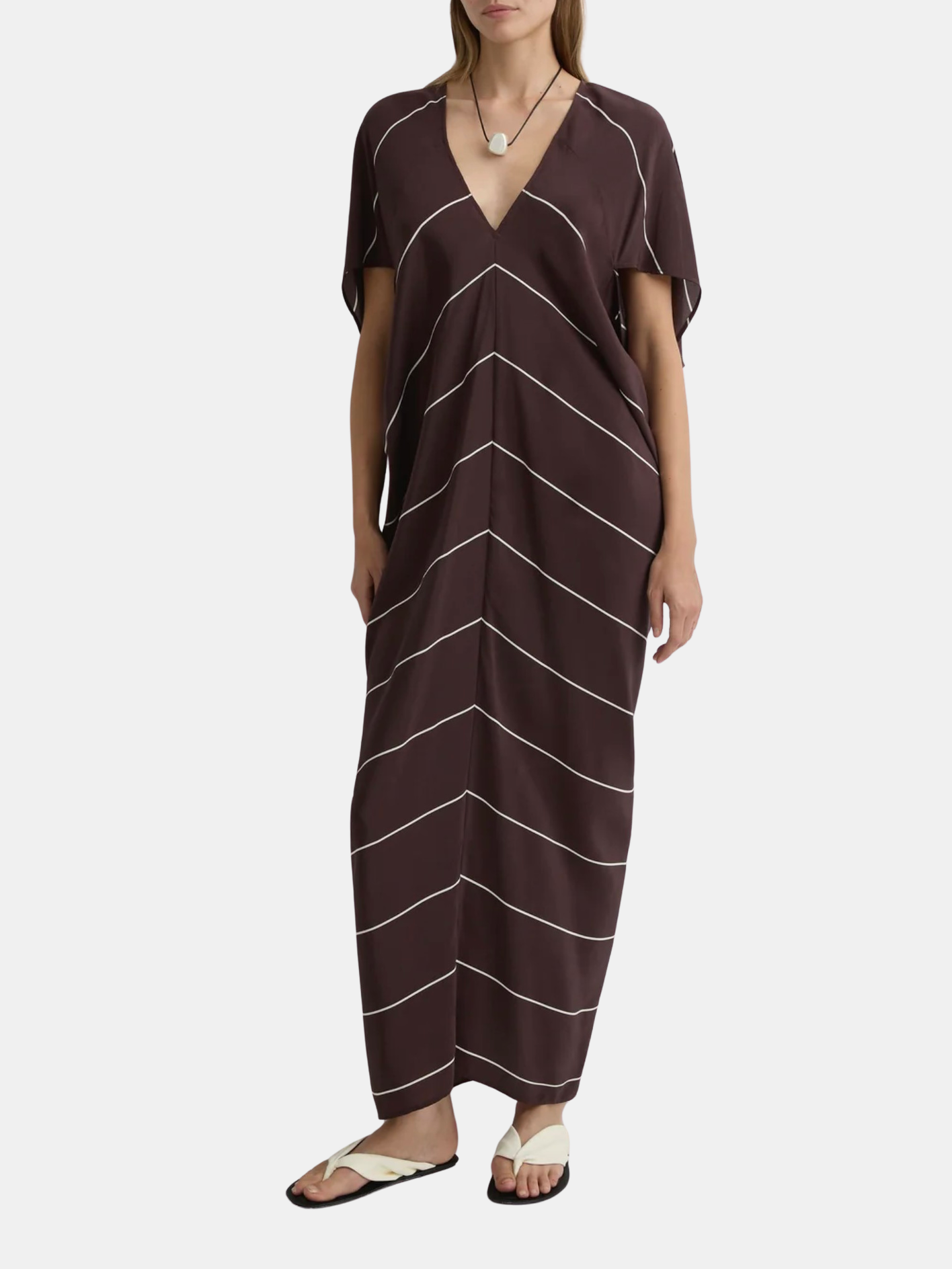 Orta Silk Caftan Dress