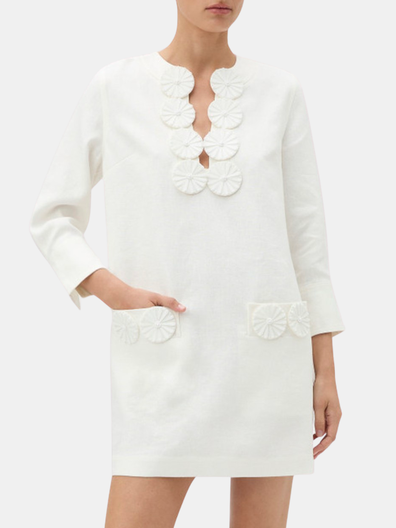 Embellished Short Tunic Dress