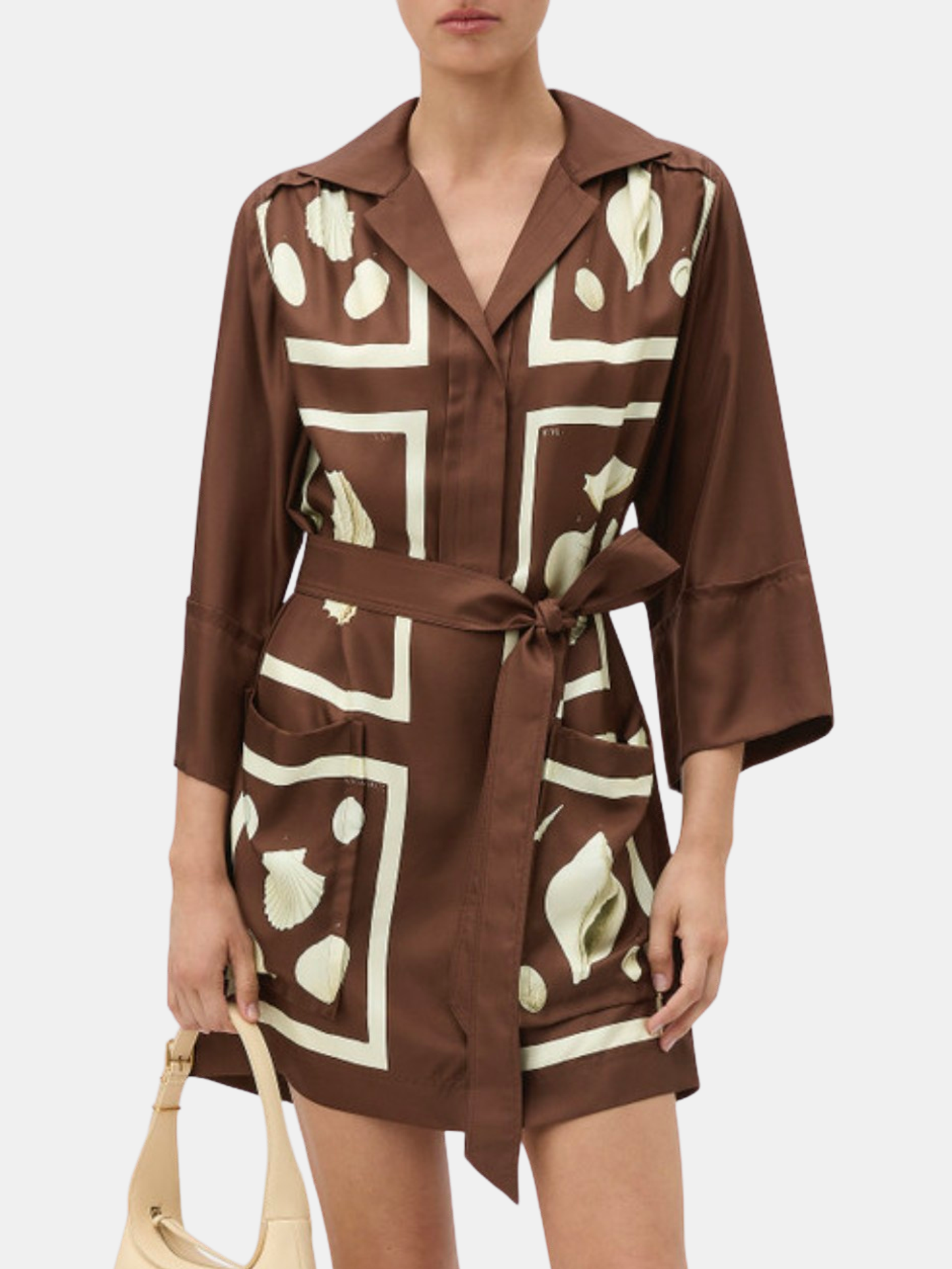 Graphic Shell Tunic Dress