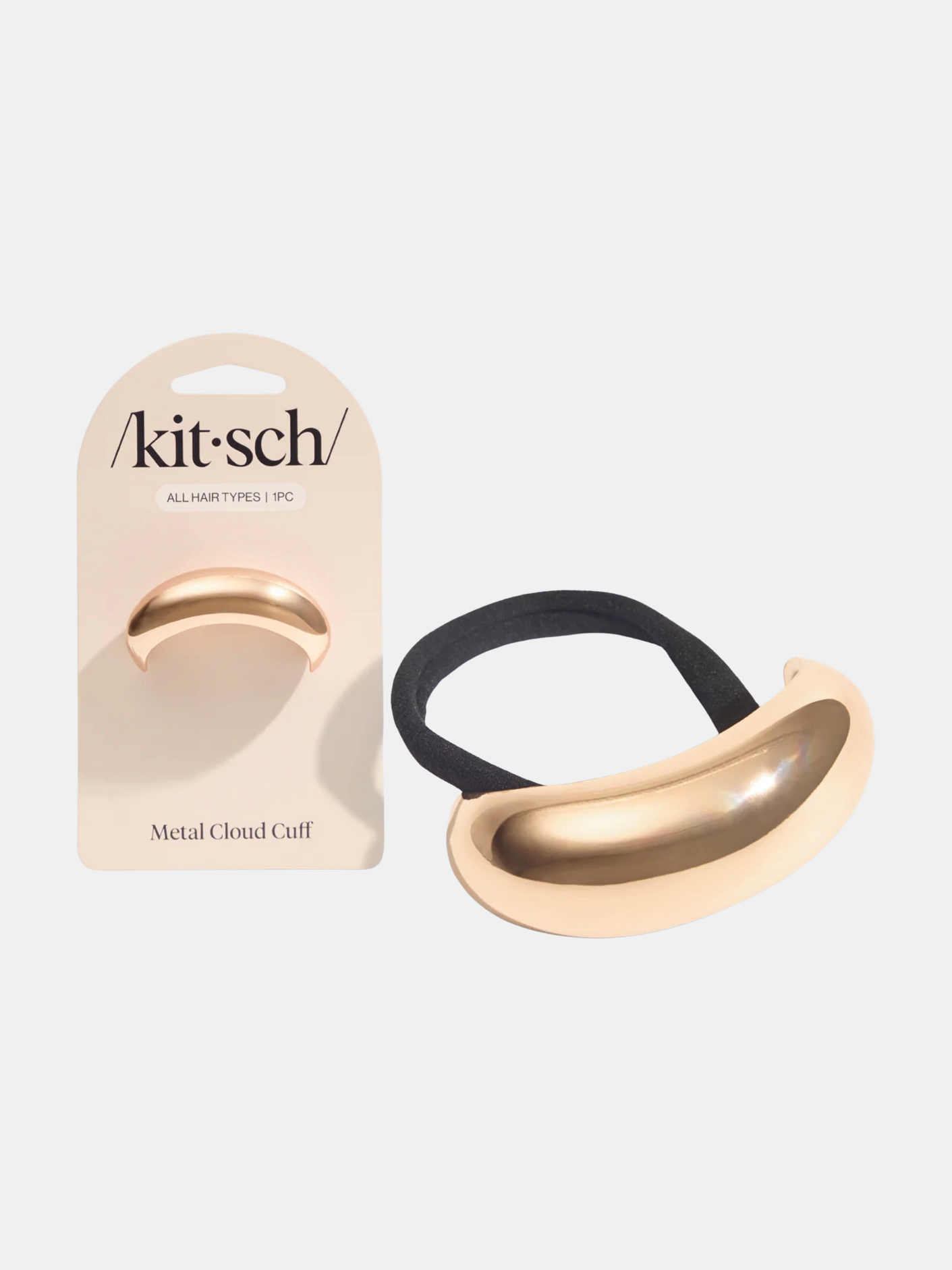 Medium Gold Metal Cloud Cuff