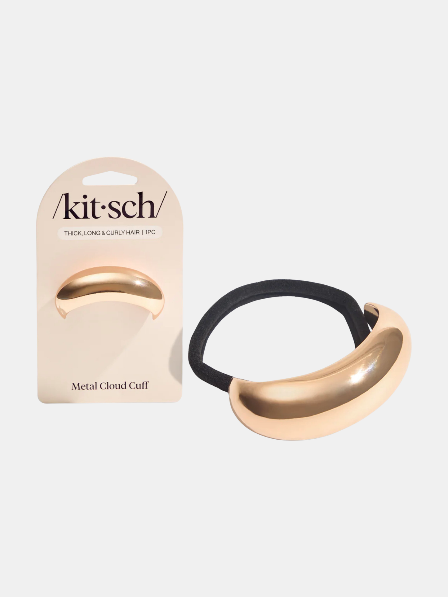 Large Gold Metal Cloud Cuff