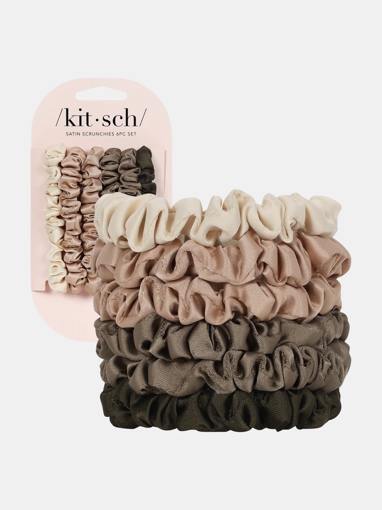 Ultra Petite Satin Scrunchies