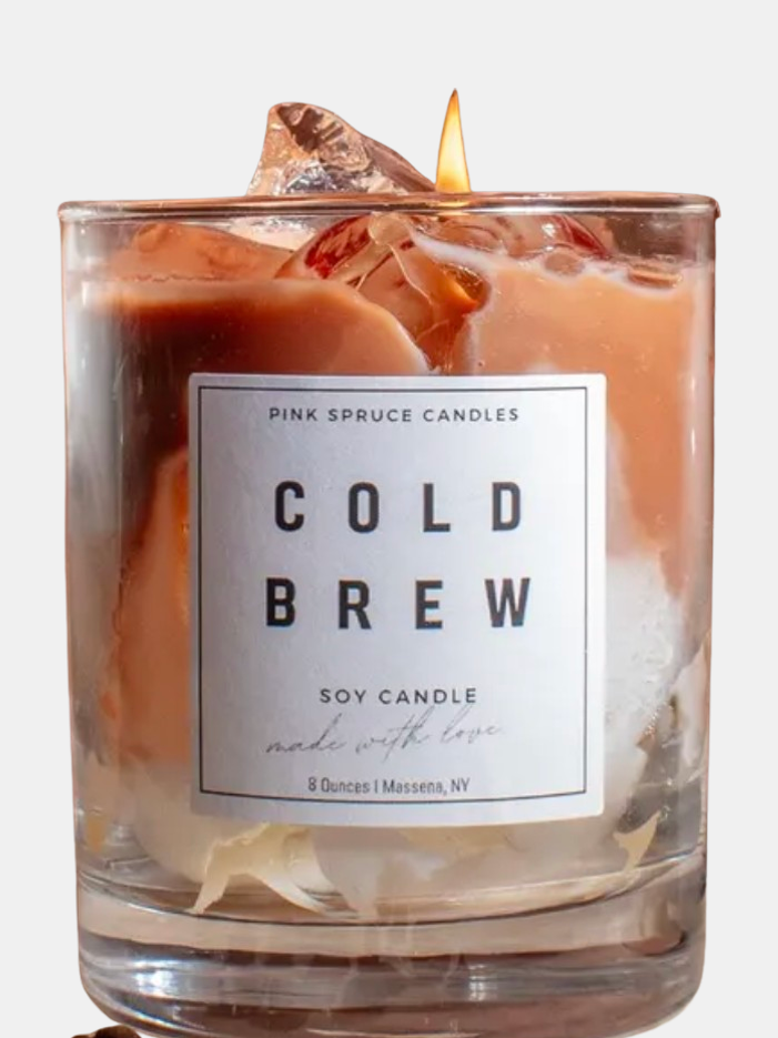 Handpoured Soy Wax Cold Brew Iced Coffee Candle