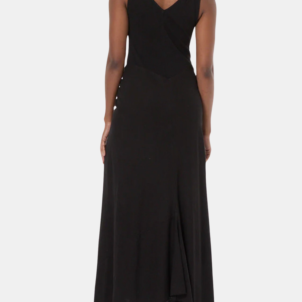 Women's Amina Maxi Dress in Black Pigment by Yfb